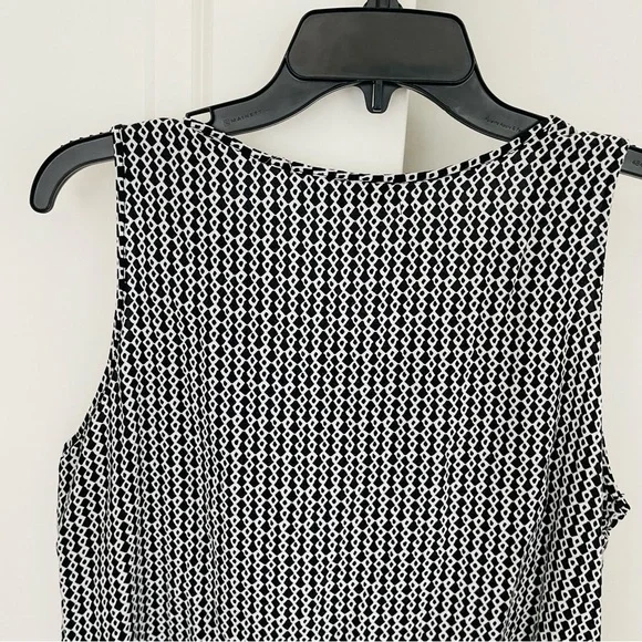 Cato Sleeveless Top Black White Size L - Picture 5 of 10